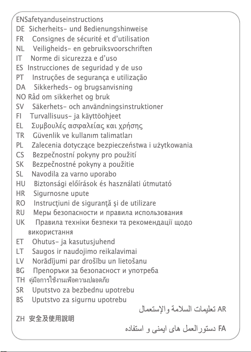 Imagen de la primera página del manual del dispositivo Eco Steam Pro DG9640