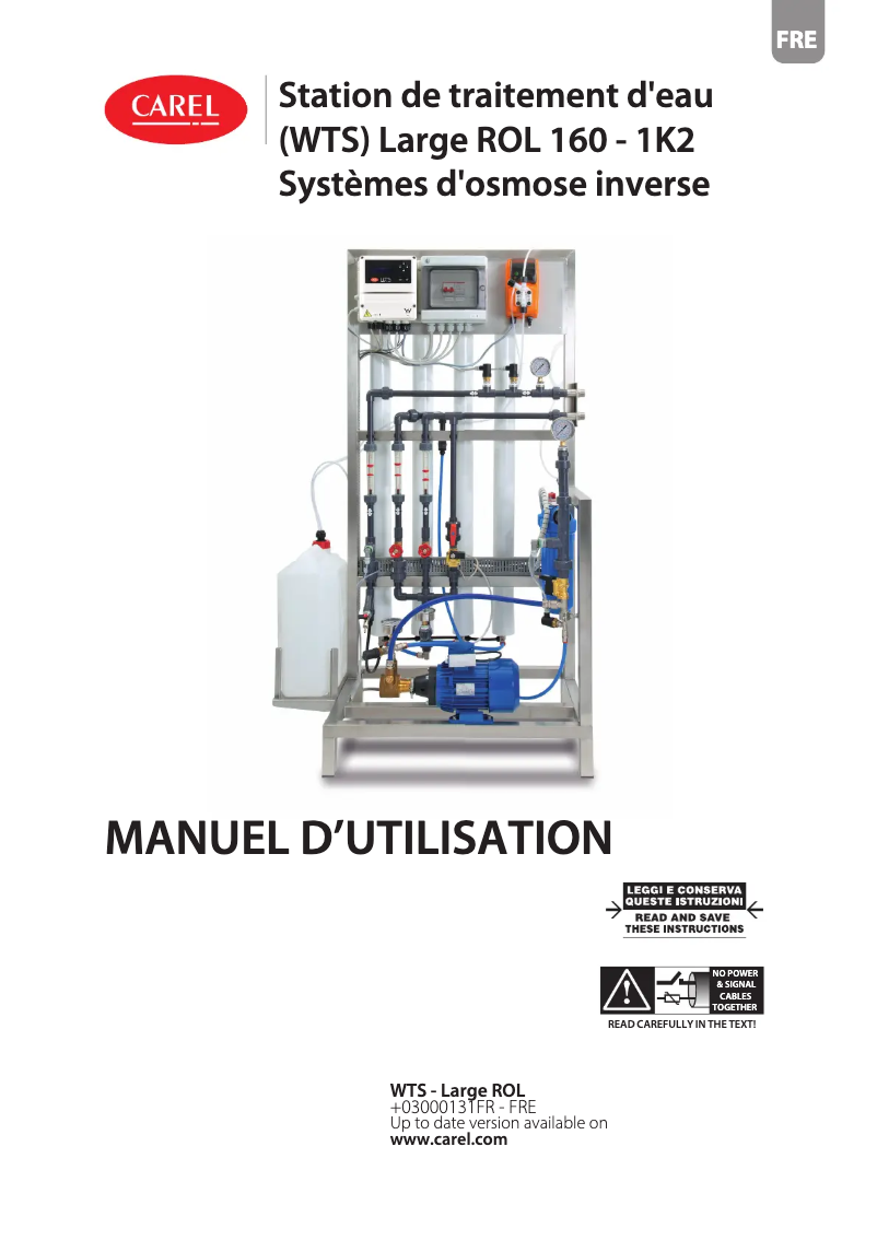 Página 1 del manual Manual de usuario Carel WTS large