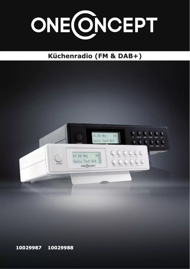 Imagen de la primera página del manual del dispositivo KR-120 DAB