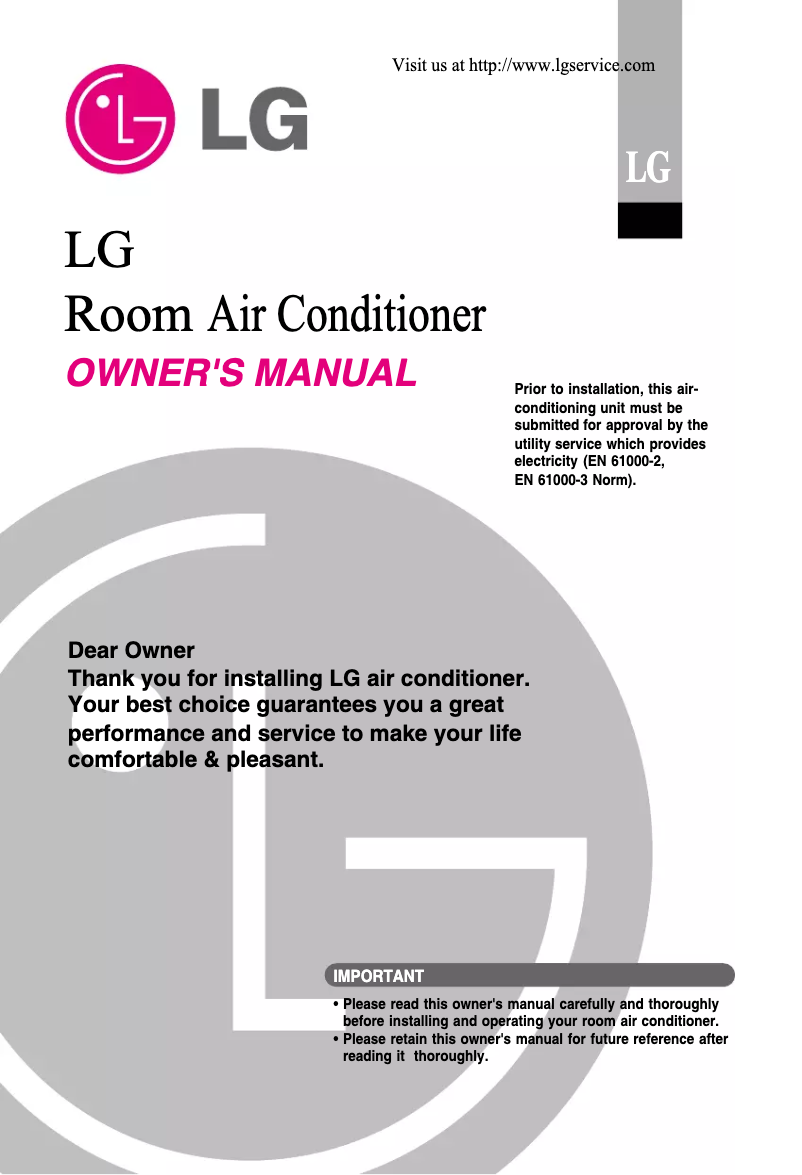 Página 1 del manual Manual de usuario LG HSNC2468R71