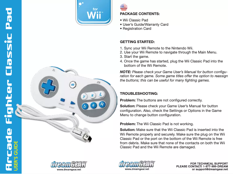 Página 1 del manual Manual de usuario dreamGEAR DGWII-1134