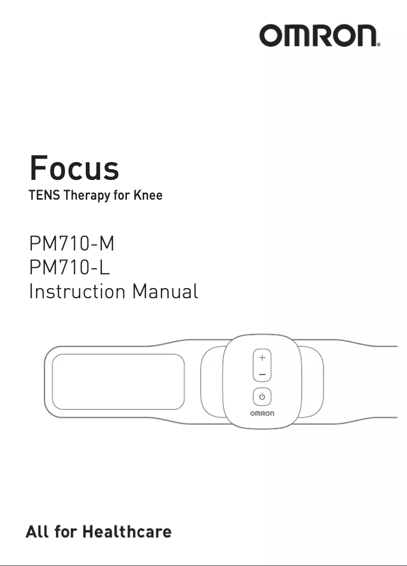 Imagen de la primera página del manual del dispositivo Focus Tens PM-710-L