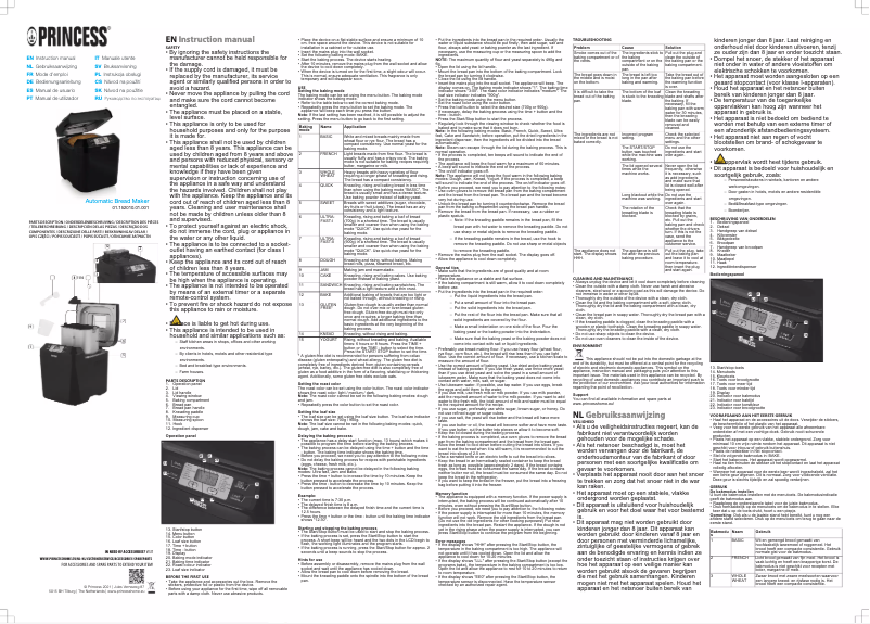 Imagen de la primera página del manual del dispositivo 152010