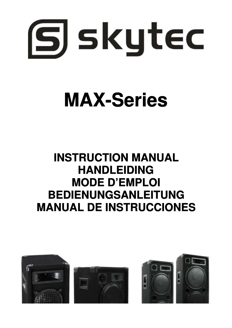 Página 1 del manual Manual de usuario MAX MAX10