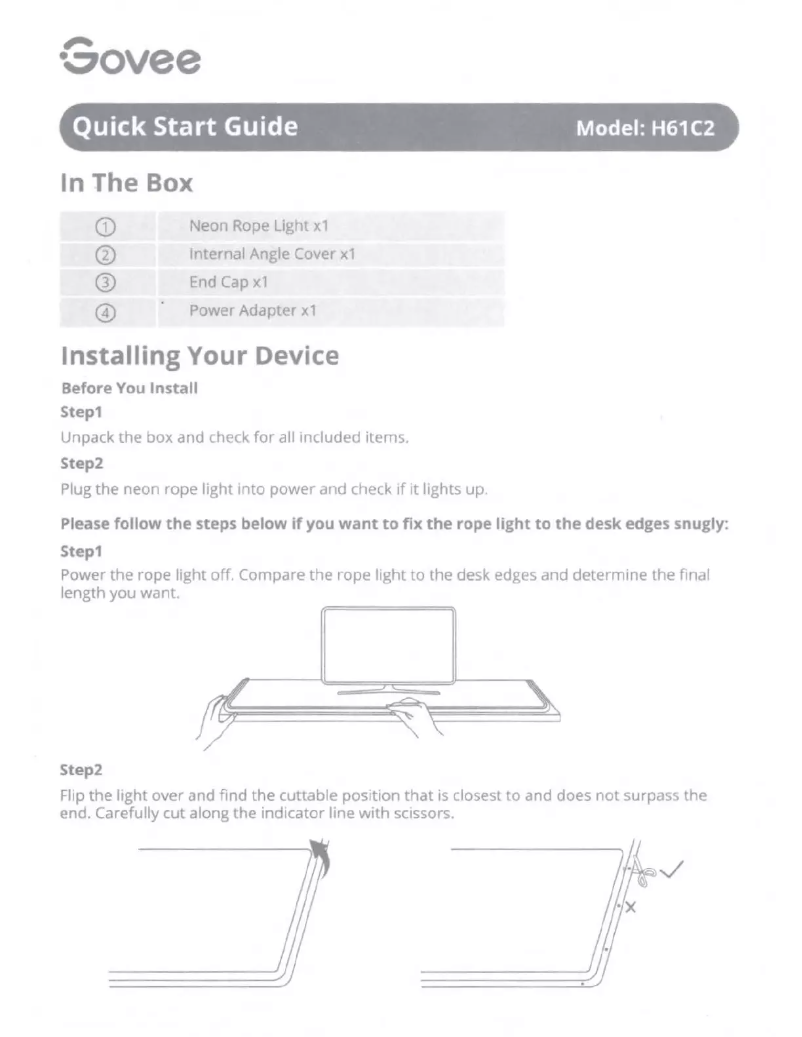 Imagen de la primera página del manual del dispositivo H61C2
