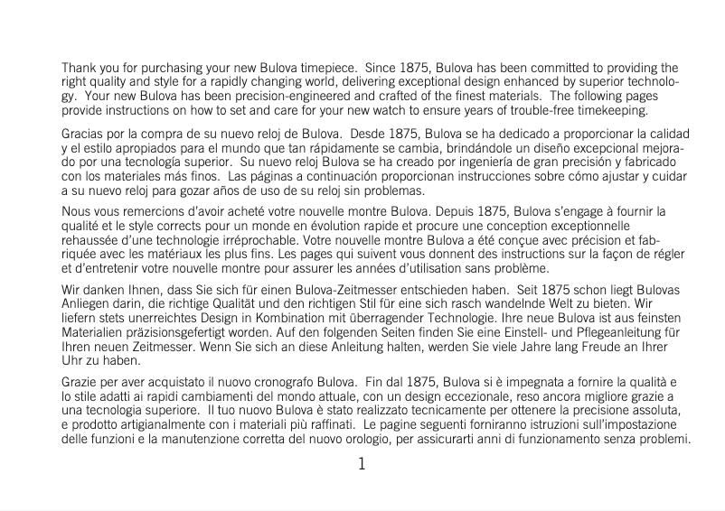 Imagen de la primera página del manual del dispositivo Grammy 98B295