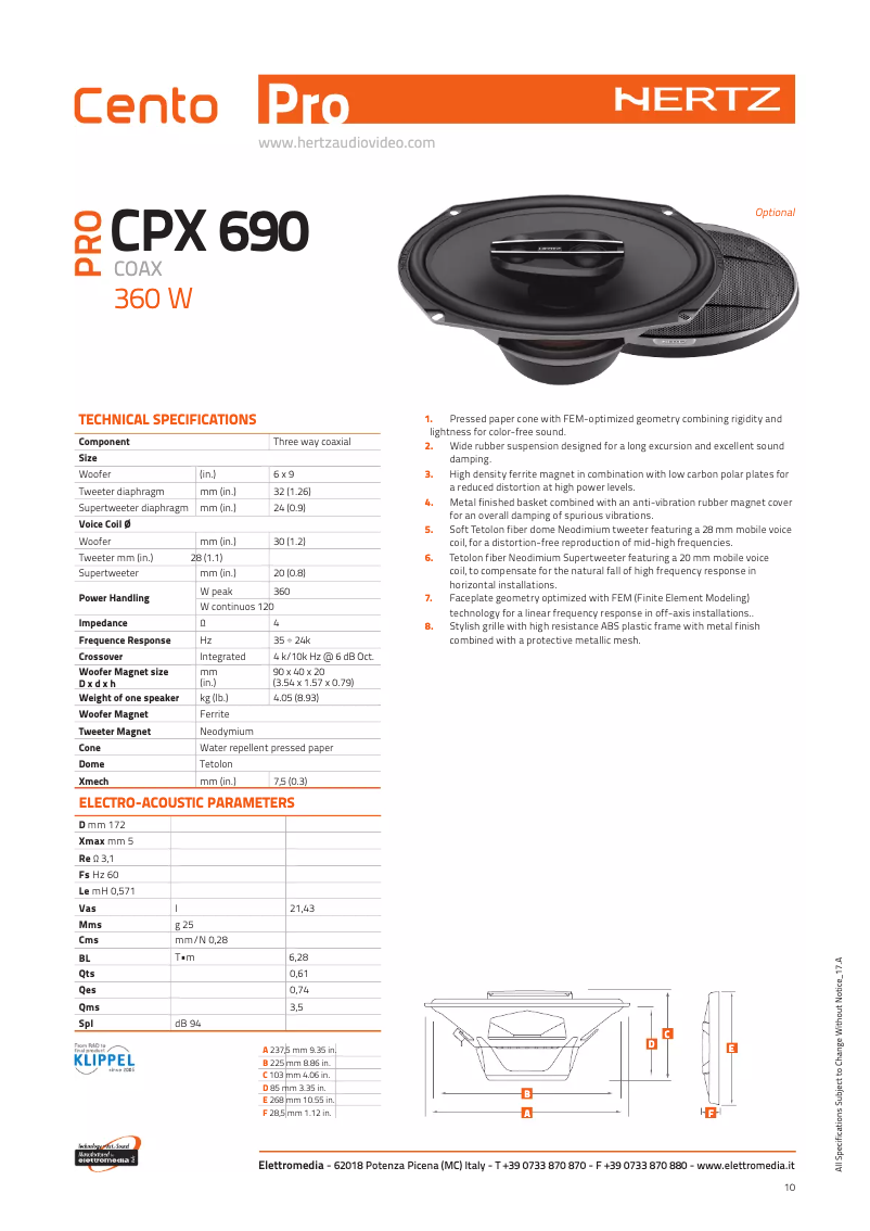 Imagen de la primera página del manual del dispositivo CPX 690