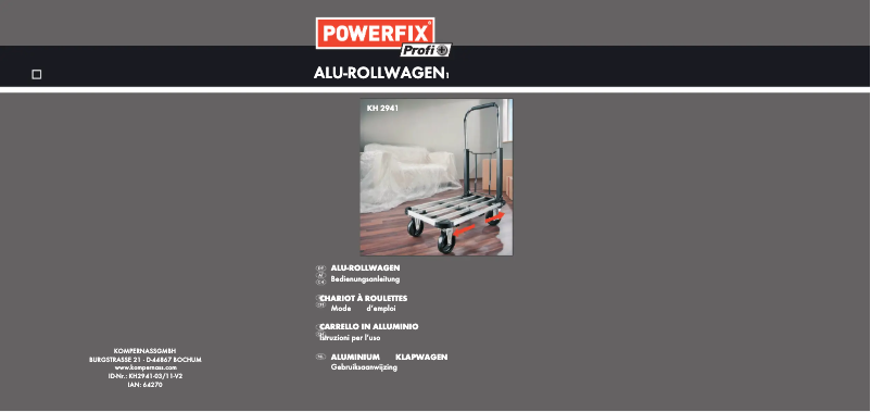 Imagen de la primera página del manual del dispositivo IAN 64270