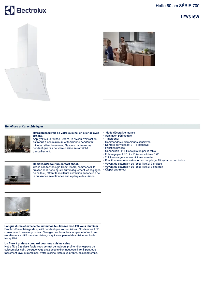 Imagen de la primera página del manual del dispositivo LFV616W