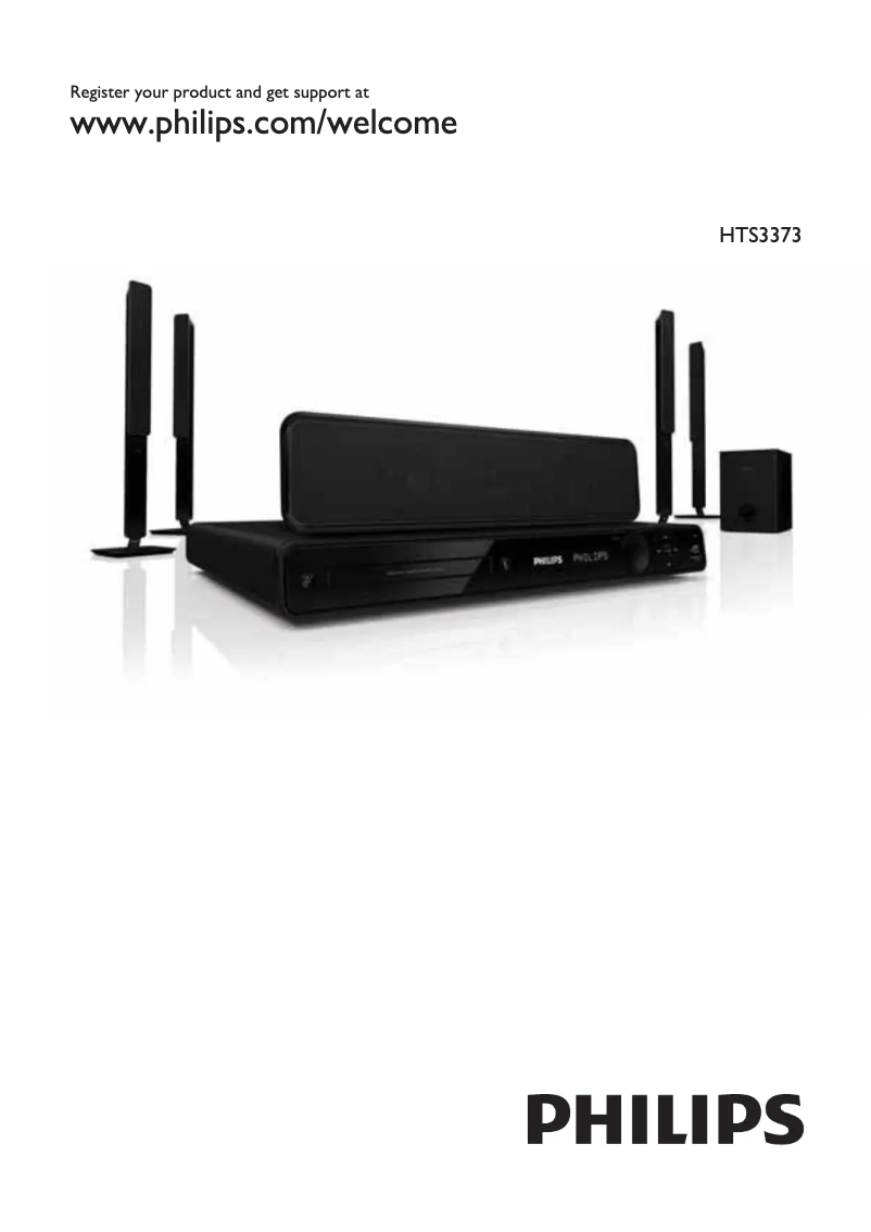 Imagen de la primera página del manual del dispositivo HTS3373