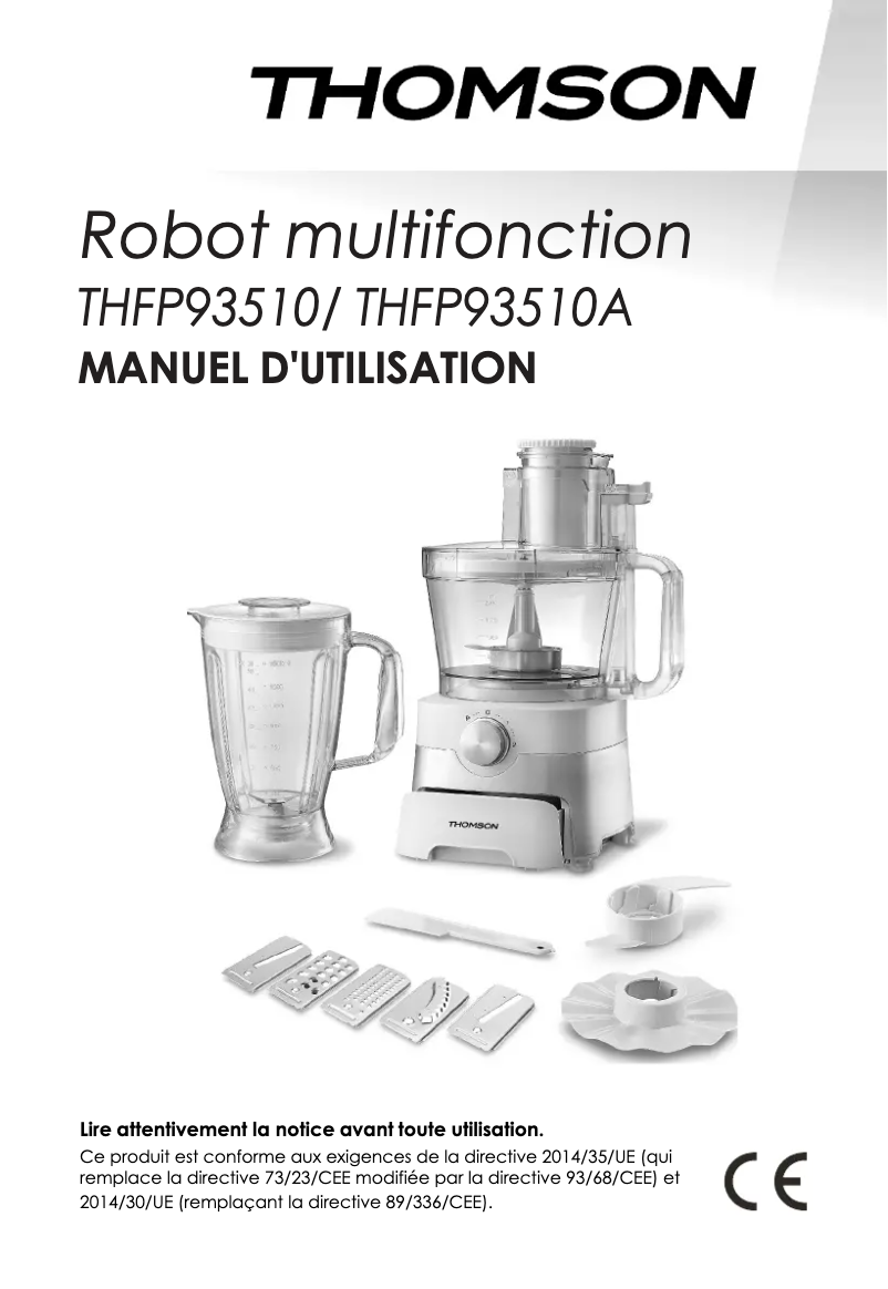 Página 1 del manual Manual de usuario Thomson THFP93510A