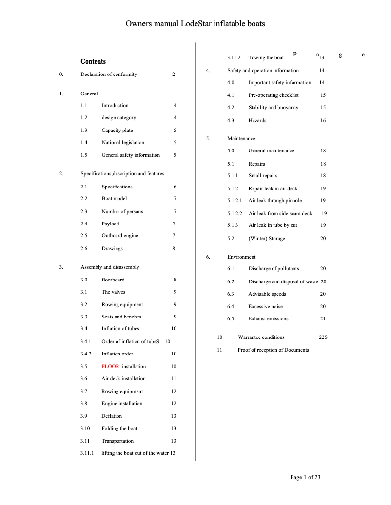 Página nº 1 - Manual de usuario LodeStar Quick Roller 190