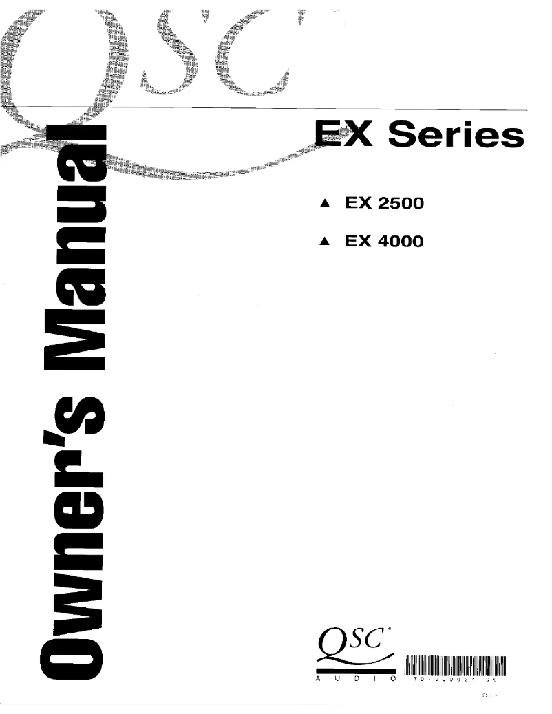 Imagen de la primera página del manual del dispositivo EX4000