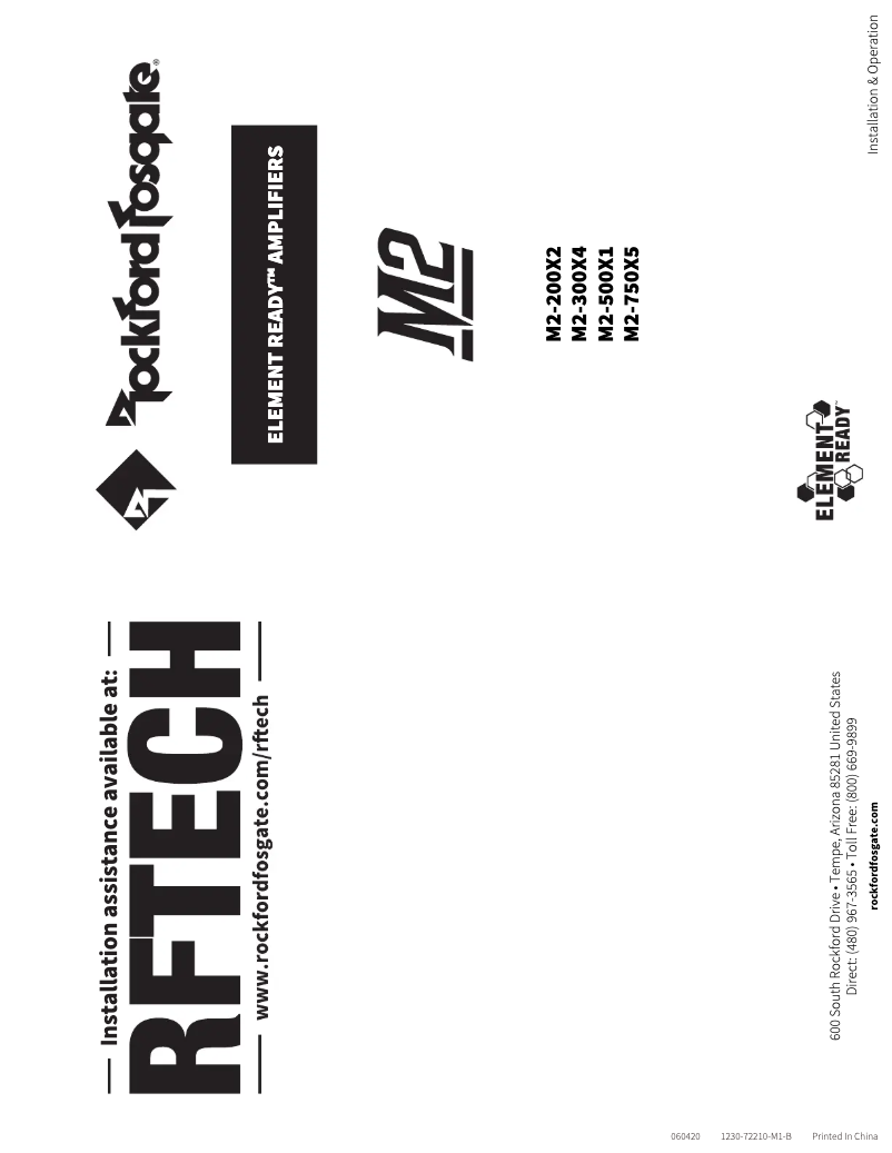 Imagen de la primera página del manual del dispositivo M2-500X1