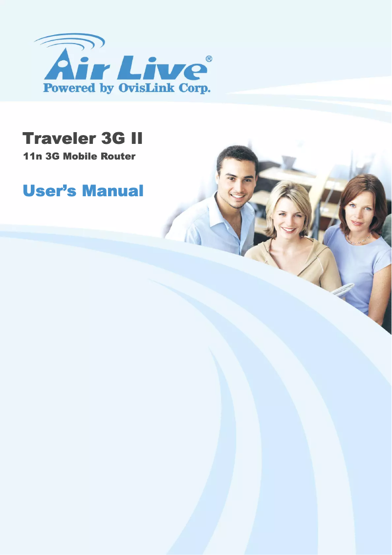 Imagen de la primera página del manual del dispositivo Traveler3G II