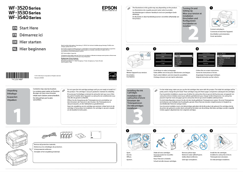 Página 1 del manual Manual de usuario Epson WorkForce WF-3530