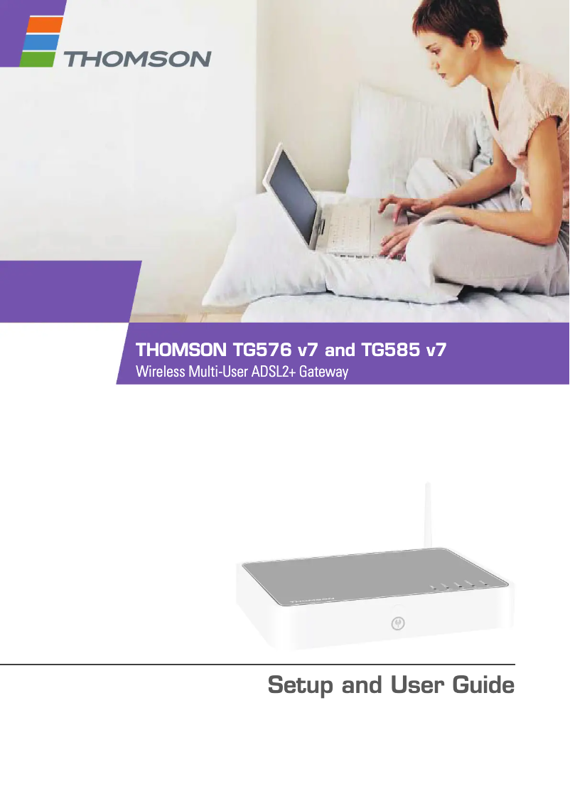 Página 1 del manual Manual de usuario Thomson TG585