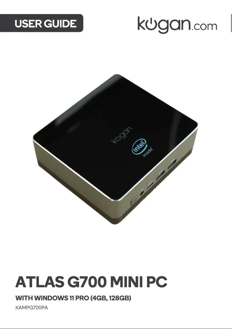 Página 1 del manual Manual de usuario Kogan ATLAS G700