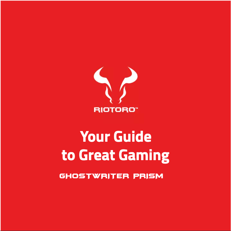 Imagen de la primera página del manual del dispositivo Ghostwriter Prism