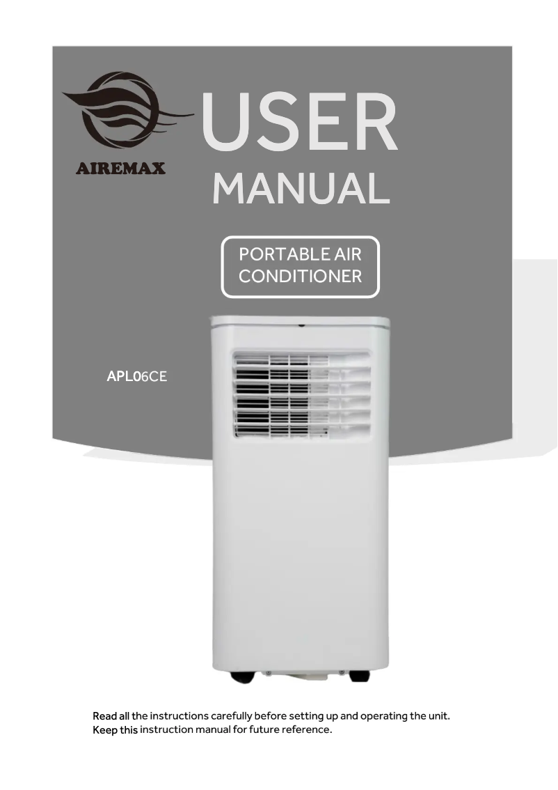 Imagen de la primera página del manual del dispositivo APL06CE