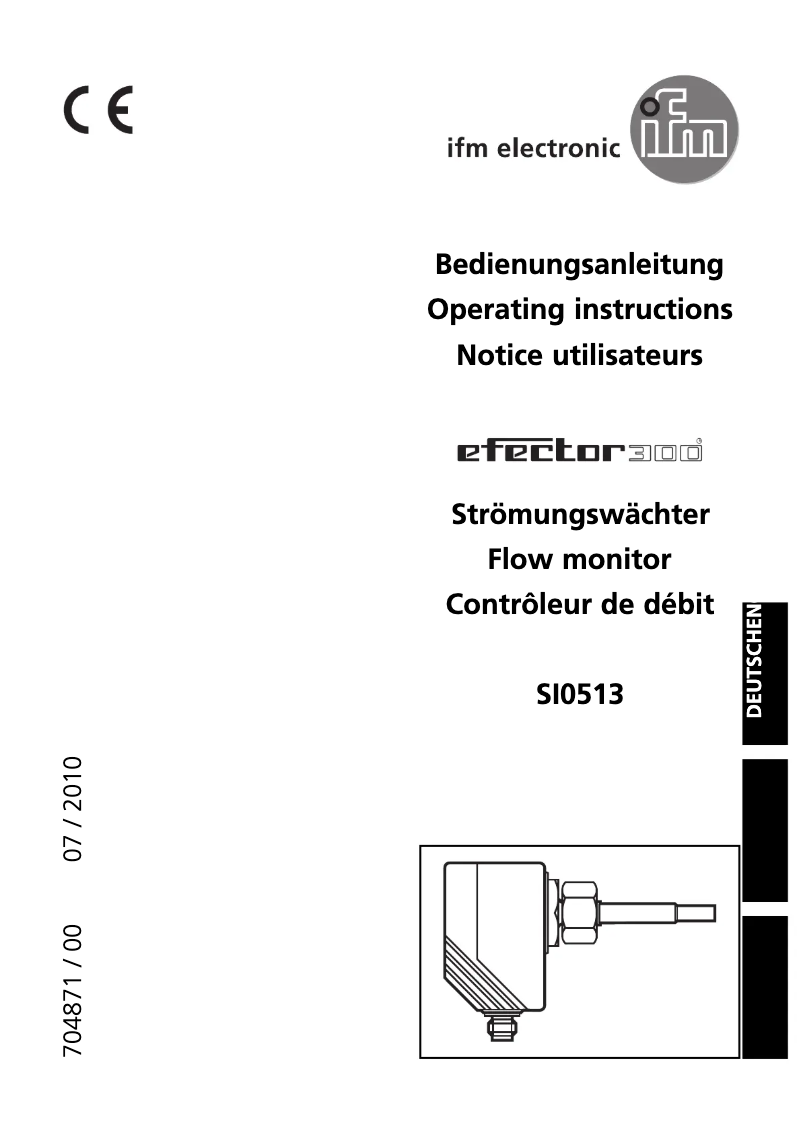 Imagen de la primera página del manual del dispositivo SI0513