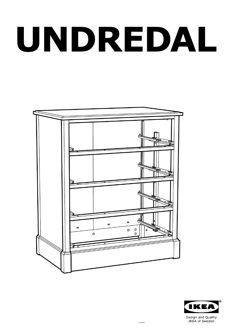 Página 1 del manual Manual de usuario Ikea UNREDAL