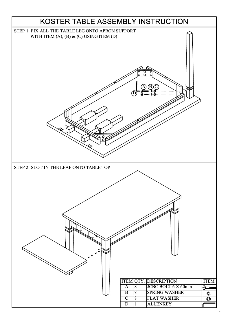 Página nº 1 - Manual de usuario Talgø Koster (120x80)