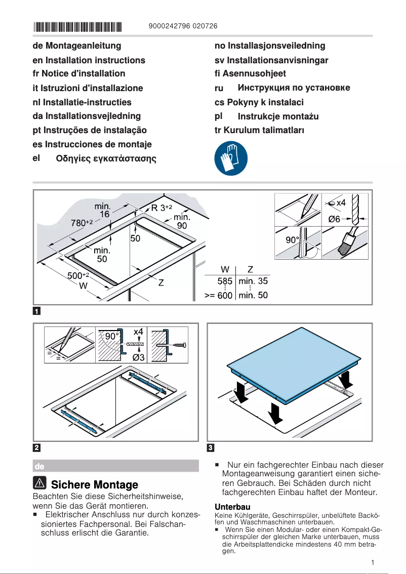 Imagen de la primera página del manual del dispositivo Serie 8 PKM875DV1D