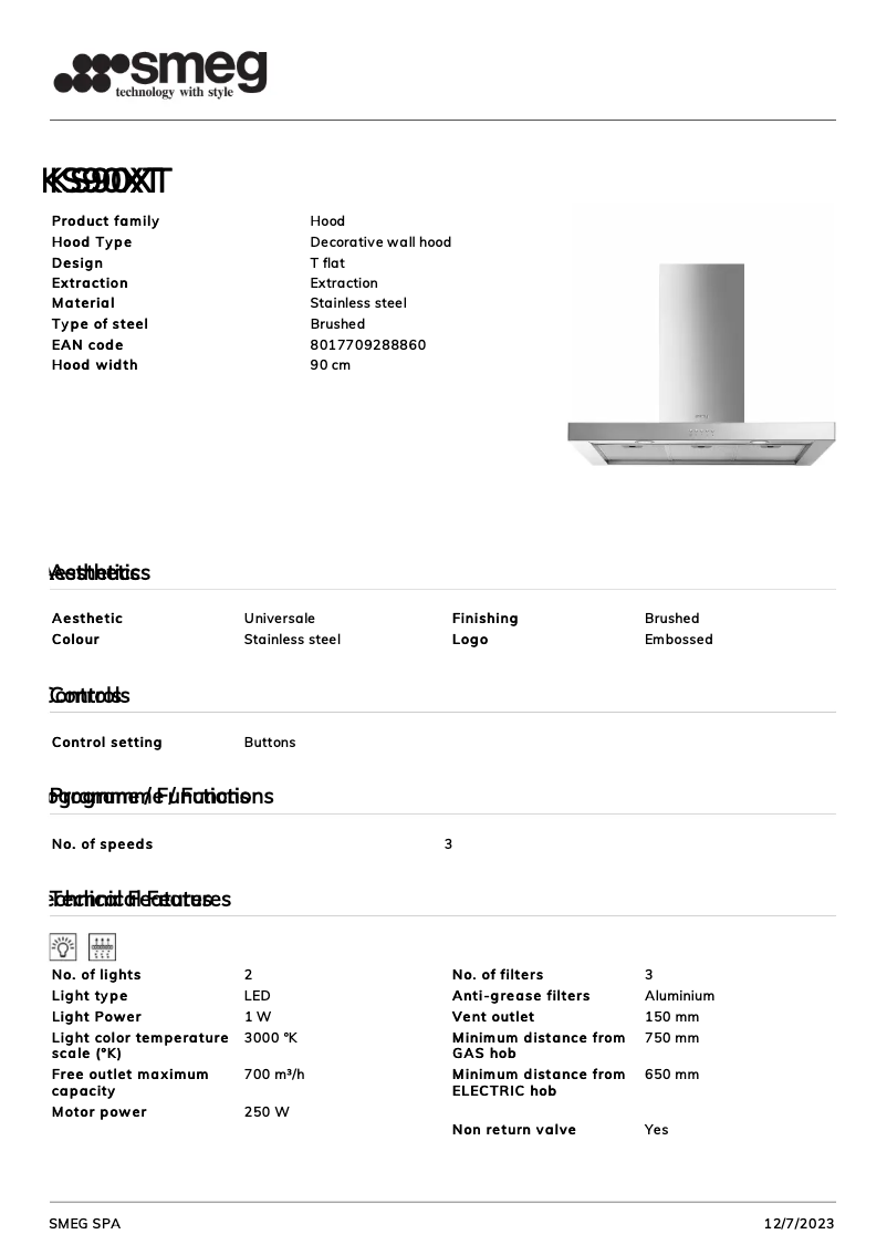 Imagen de la primera página del manual del dispositivo KS90XT