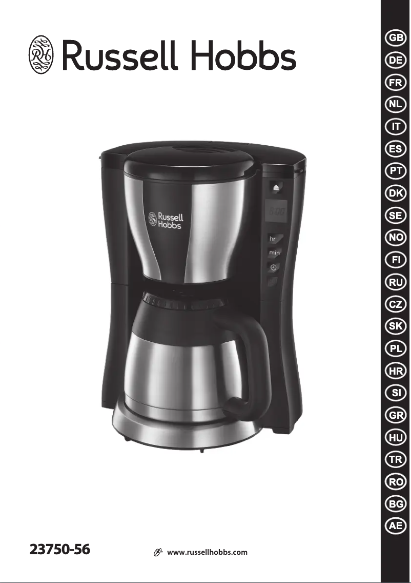 Página 1 del manual Manual de usuario Russell Hobbs Fast Brew 23750-56
