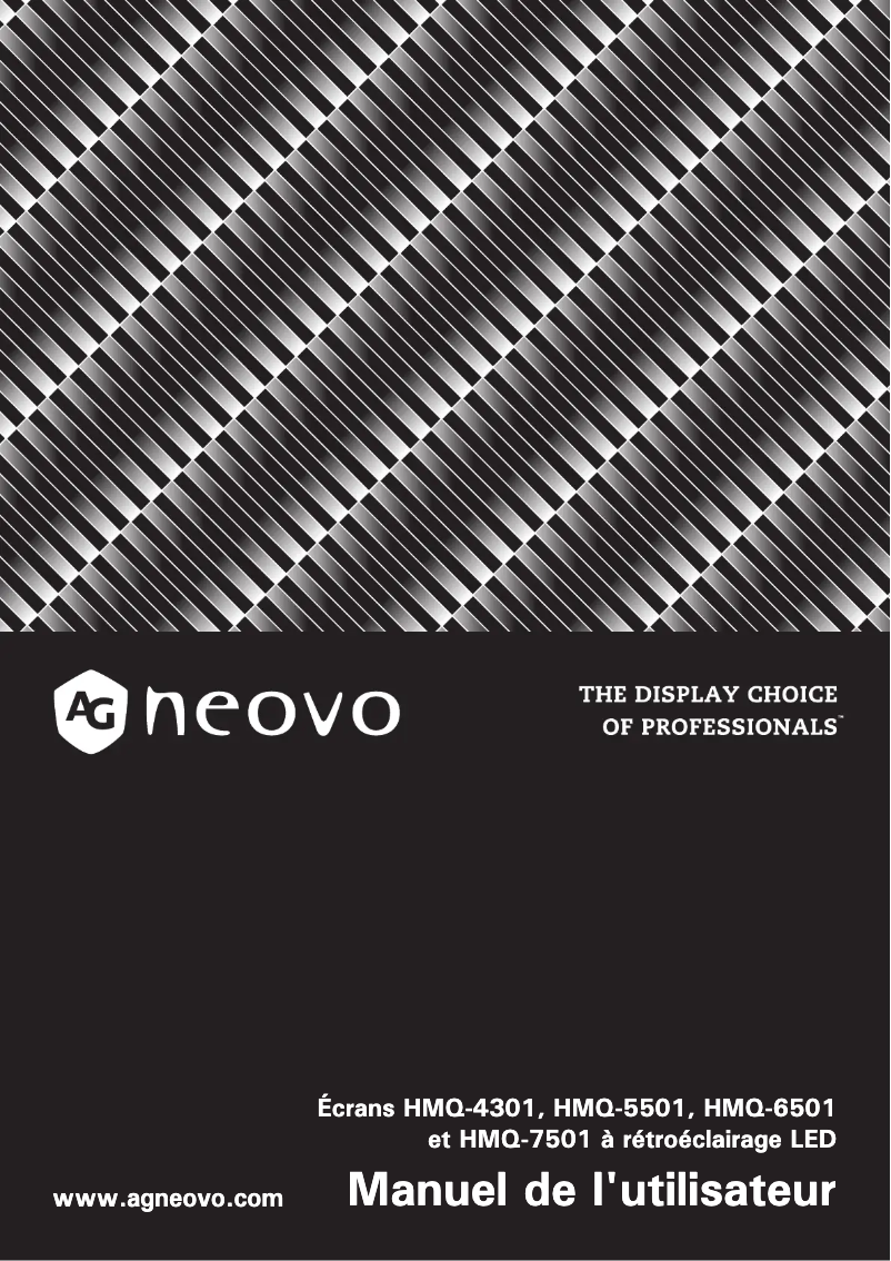 Imagen de la primera página del manual del dispositivo HMQ-7501