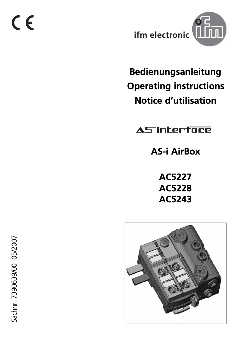 Imagen de la primera página del manual del dispositivo AC5227