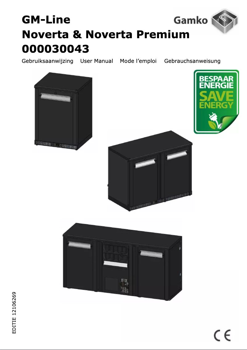 Página 1 del manual Manual de usuario Gamko Noverta 000030043