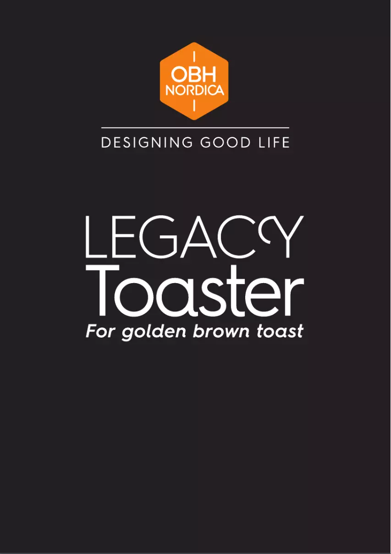 Página nº 1 - Manual de usuario OBH Nordica Legacy 2708