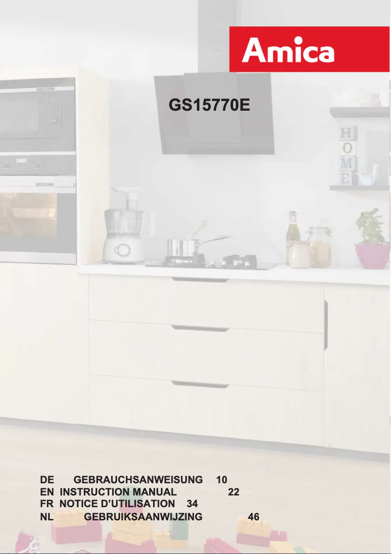 Página nº 1 - Manual de usuario Amica GS 15770 E