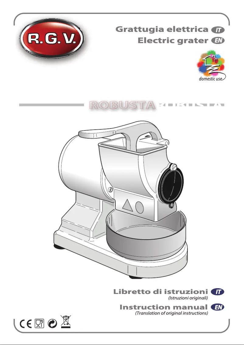 Imagen de la primera página del manual del dispositivo Robusta 90920