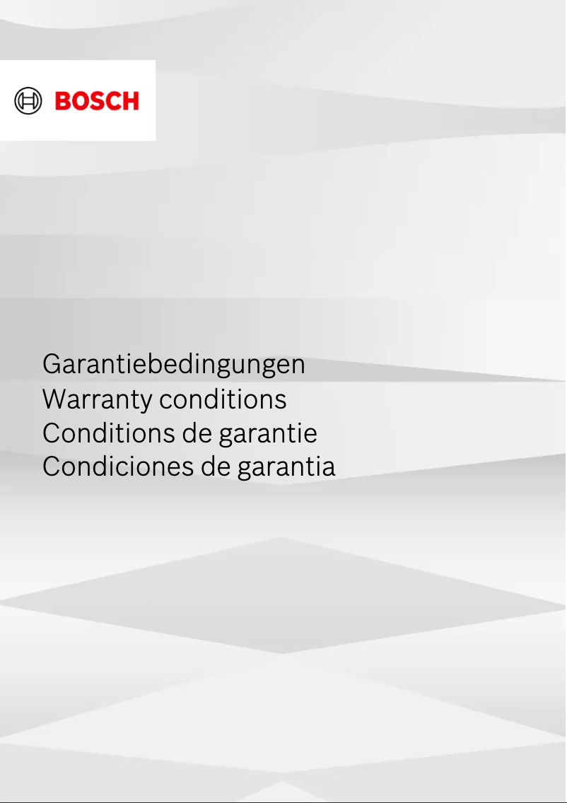 Página 1 del manual Guía de instalación Bosch BGS7POW1