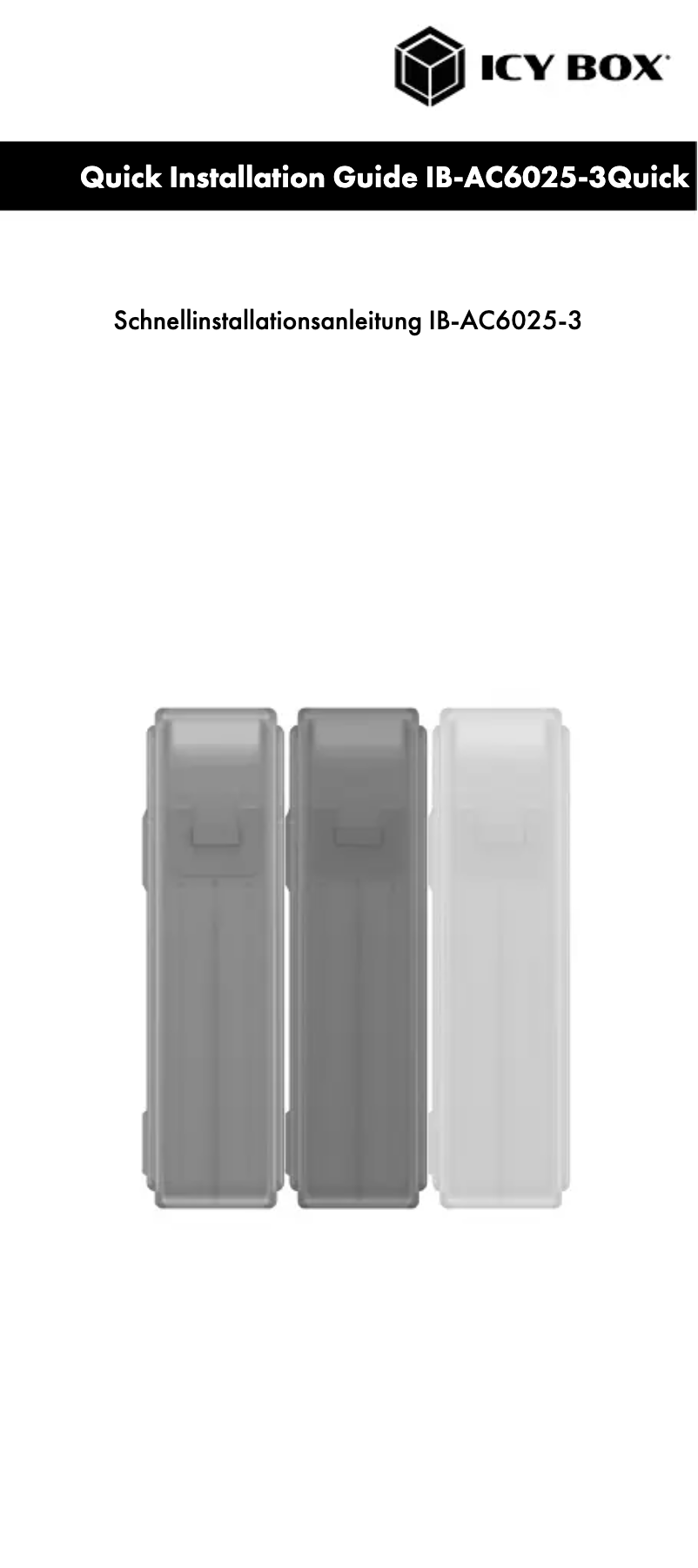 Imagen de la primera página del manual del dispositivo IB-AC6025-3