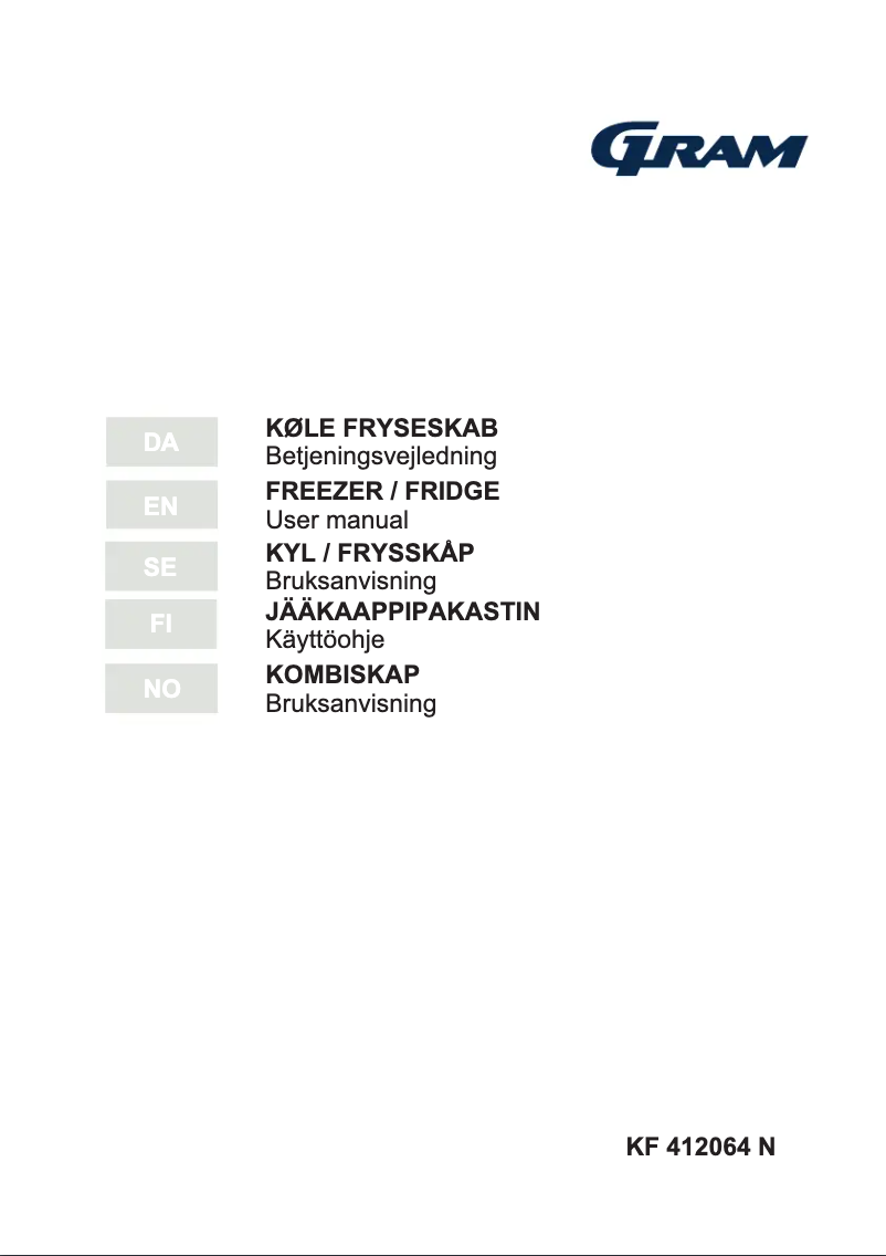 Imagen de la primera página del manual del dispositivo KF 412064 N