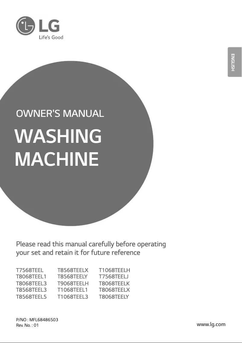Imagen de la primera página del manual del dispositivo T8568TEEL5