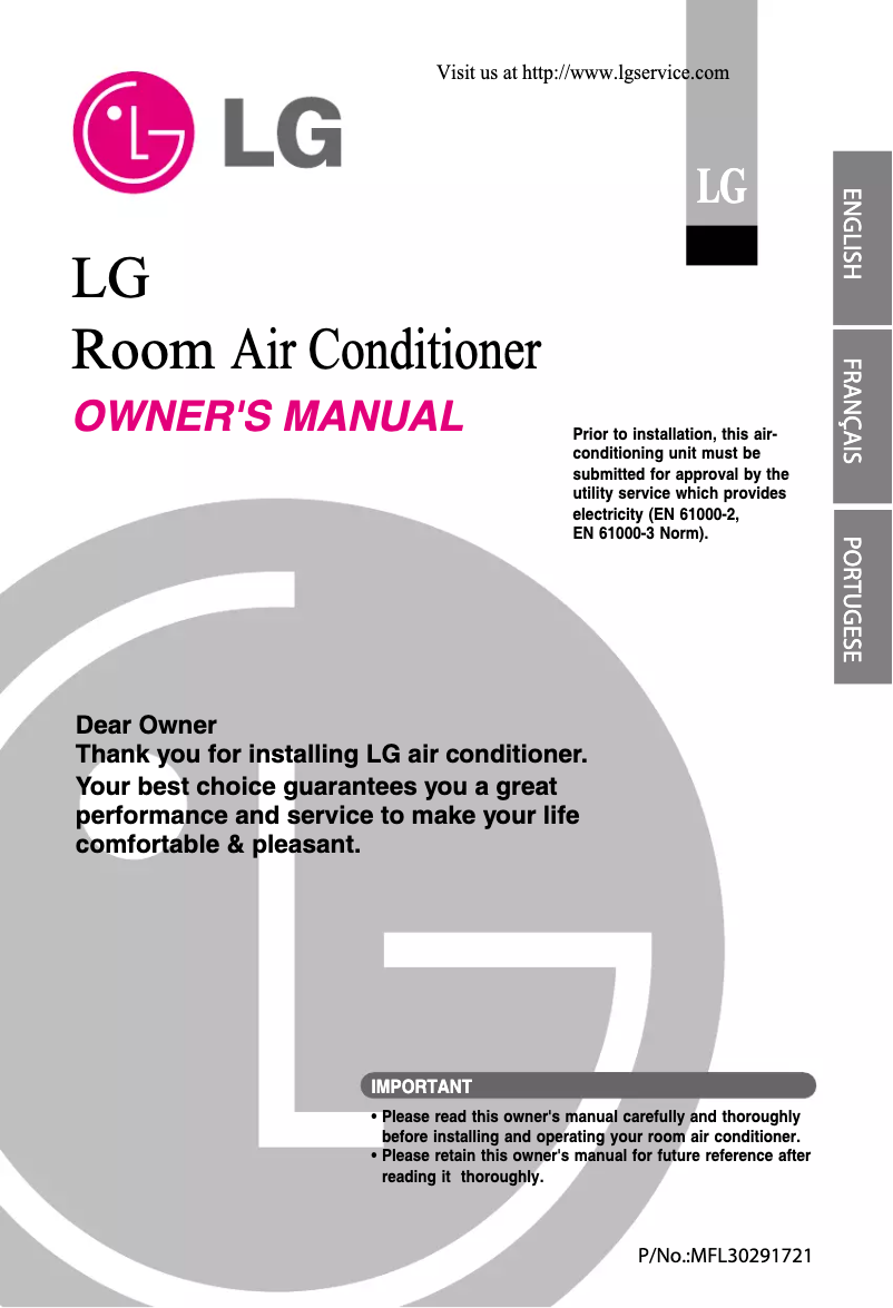 Página 1 del manual Manual de usuario LG HSNC1865FM4