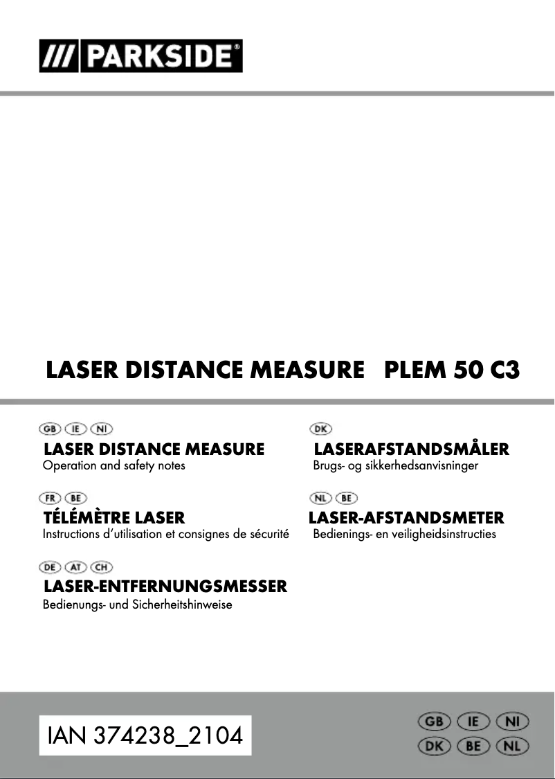 Imagen de la primera página del manual del dispositivo PLEM 50 C3