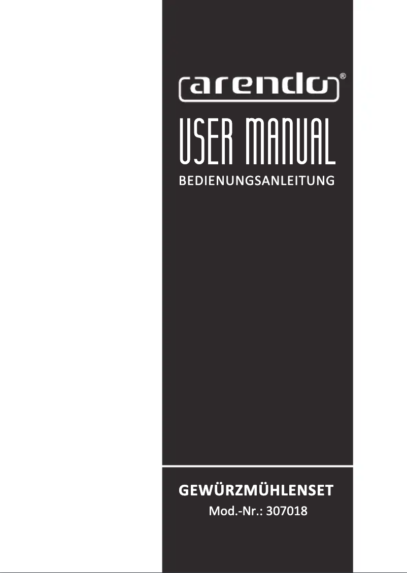 Imagen de la primera página del manual del dispositivo 307018