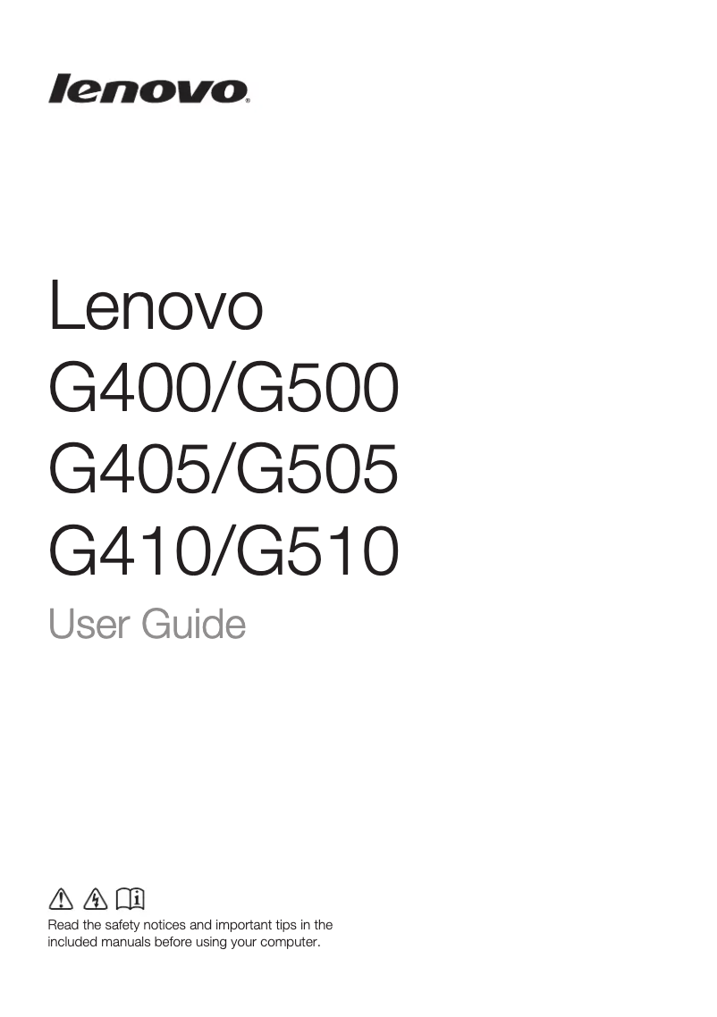 Imagen de la primera página del manual del dispositivo Essential G505