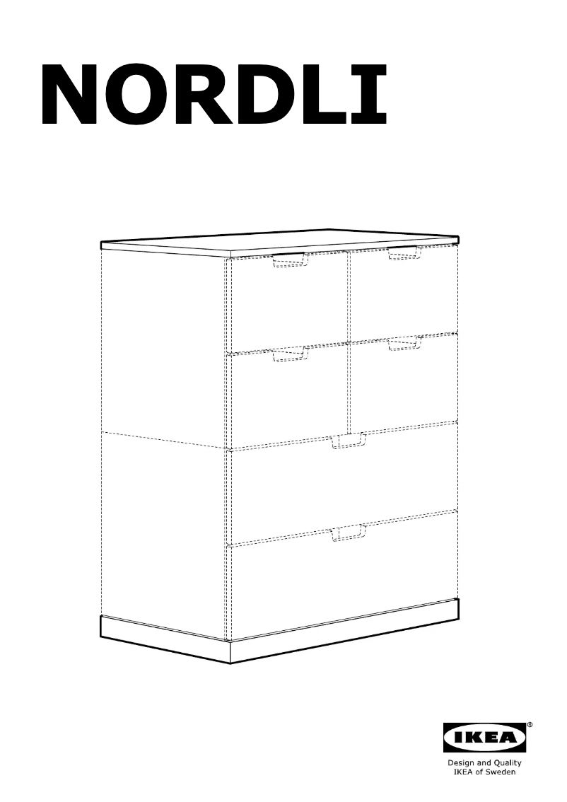 Página 1 del manual Manual de usuario Ikea NORDLI 003.834.85