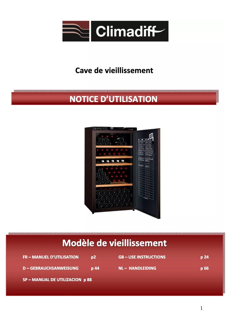 Imagen de la primera página del manual del dispositivo AV306A+