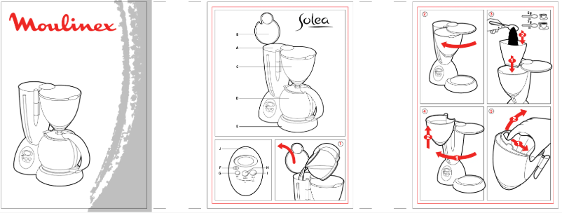 Página 1 del manual Manual de usuario Moulinex Solea Programmable A CG5