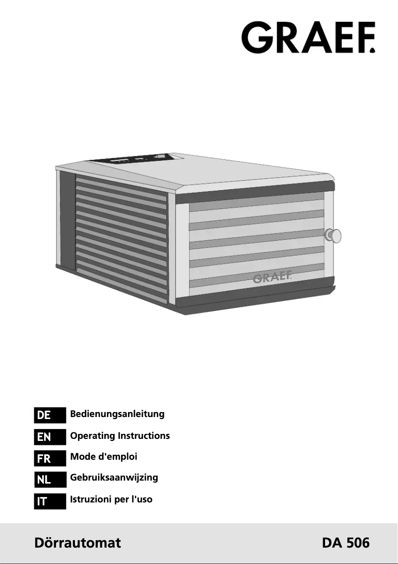 Imagen de la primera página del manual del dispositivo DA 508