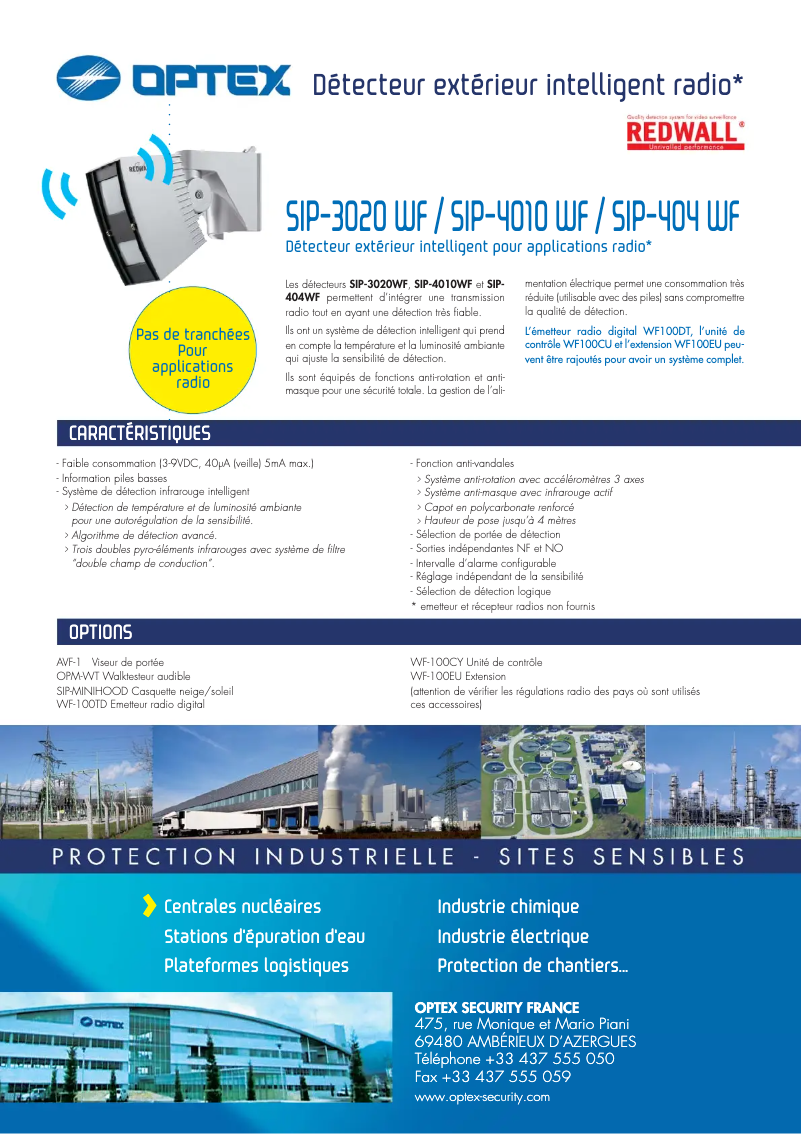 Imagen de la primera página del manual del dispositivo SIP-4010WF