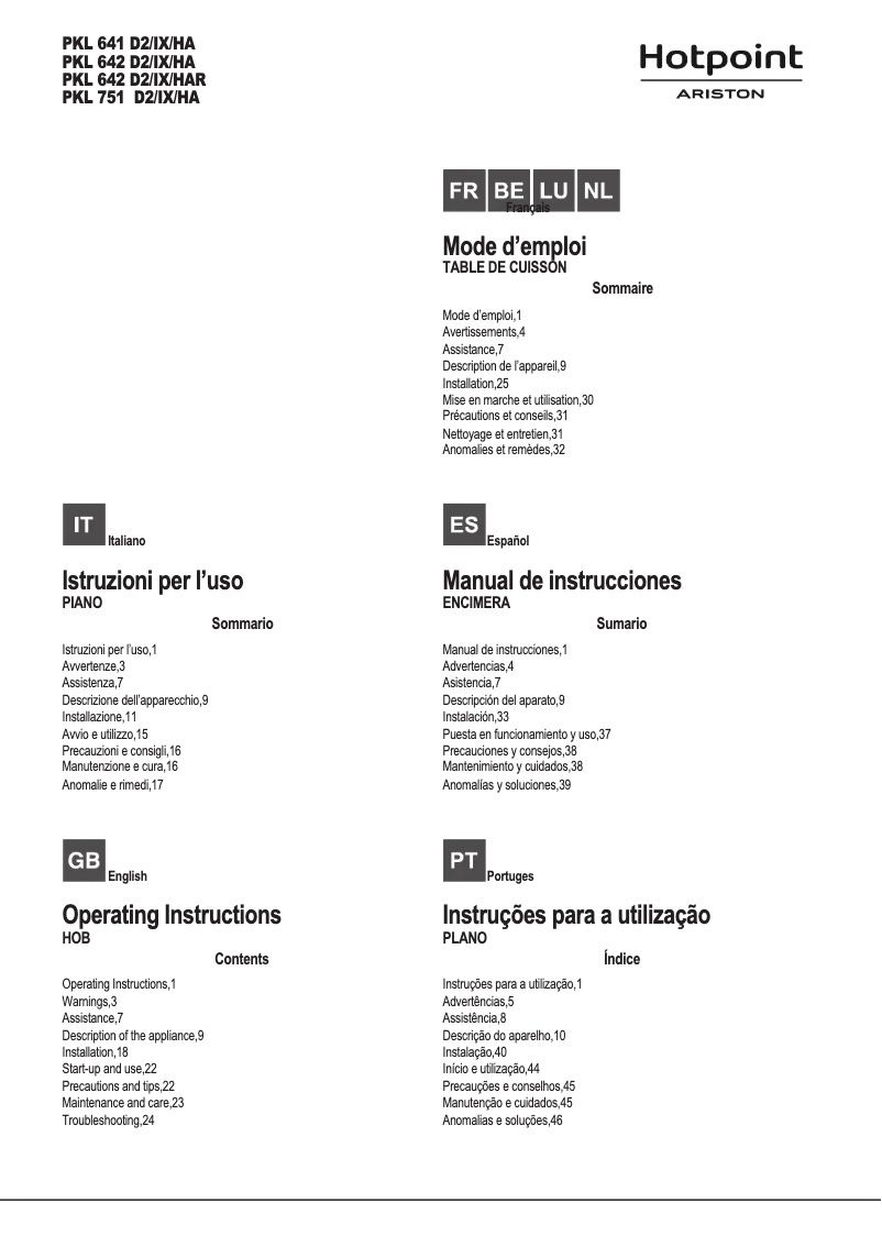 Imagen de la primera página del manual del dispositivo PKL 642 D2/IX/HAR